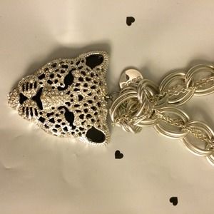 Large statement tiger necklace