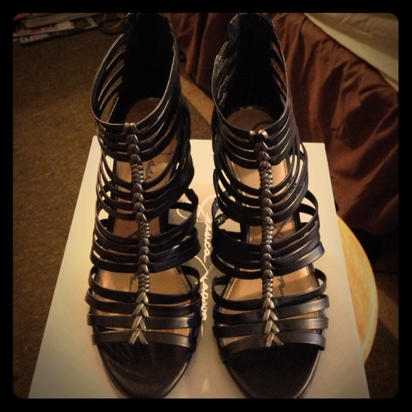 Jessica Simpson Strappy Wedge Heels