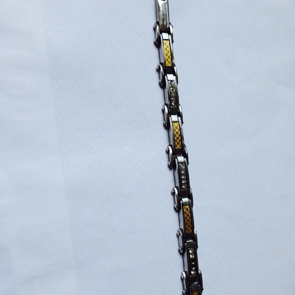 Gold & Silver tone bracelet....used with few scuff