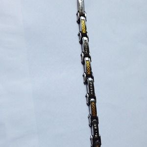 Gold & Silver tone bracelet....used with few scuff