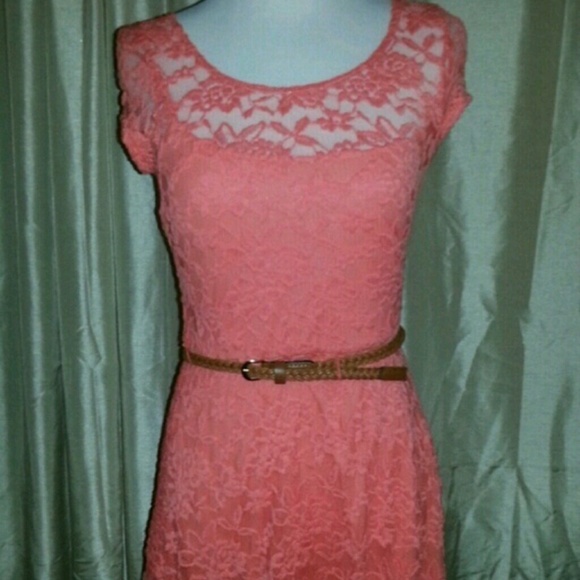 Coral Lily Rose Dress