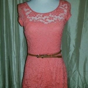 Coral Lily Rose Dress