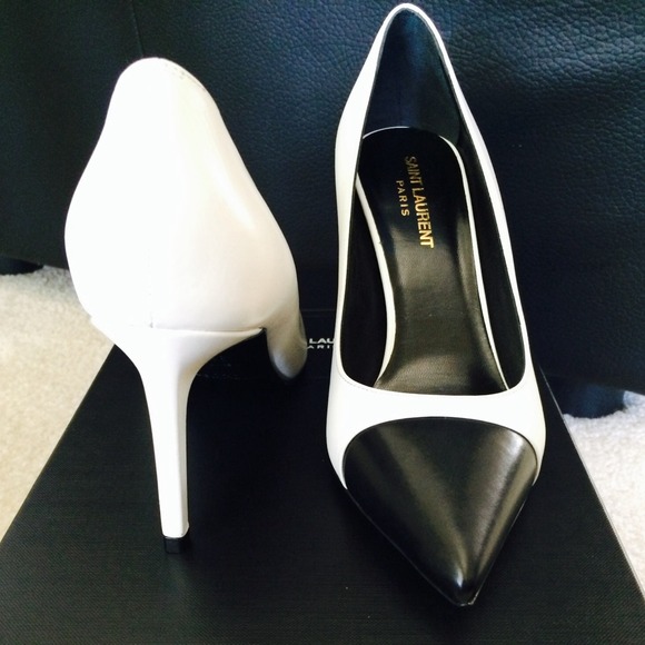 Saint Laurent Shoes - Saint Laurent Paris Cap-Toe Pointy Pump