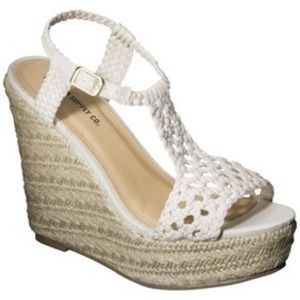Mossimo Supply Co. Waneta Macramé Wedge Sandal