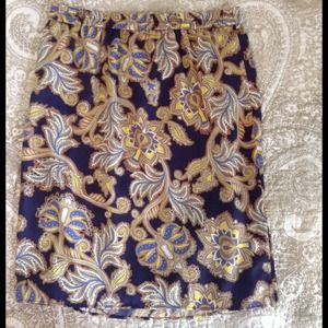 Ann Taylor Loft Medium paisley pencil skirt