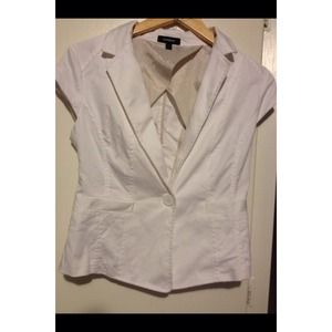 express short blazer white