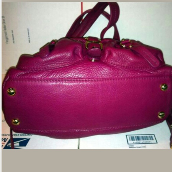 Authentic Pink Magenta Purple Michael Kors Purse - Picture 4 of 4