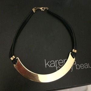Black and gold necklace