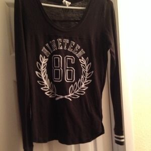 Long Sleeve tee PINK by Victorias Secret