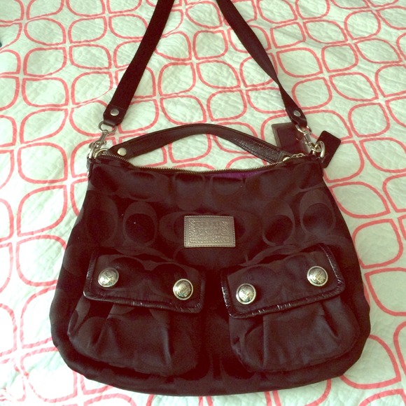 Black AUTHENTIC coach Crossbody bag