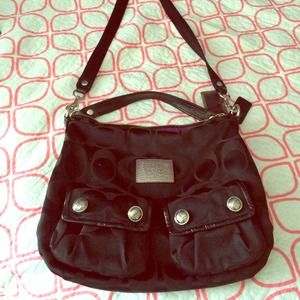 Black AUTHENTIC coach Crossbody bag