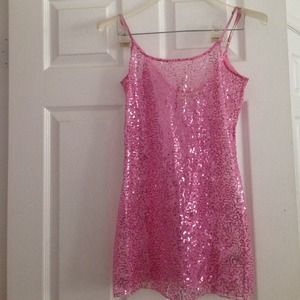 Sheer sparkle shirt