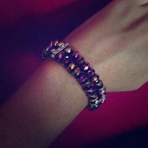 Purple sparkly bracelet 💋