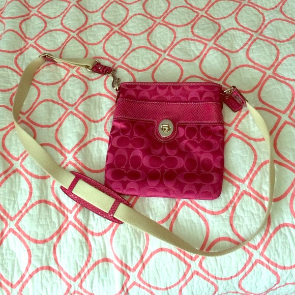 Coach Handbags - AUTHENTIC Coach, pink Crossbody