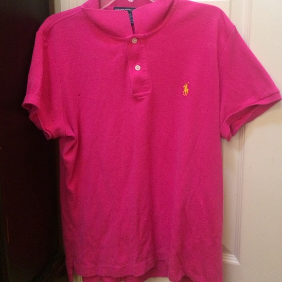 Ralph Lauren Sport Women's pink Polo shirt