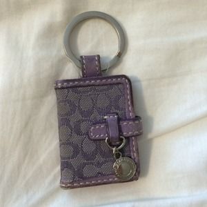 Coach Picture Frame Keychain