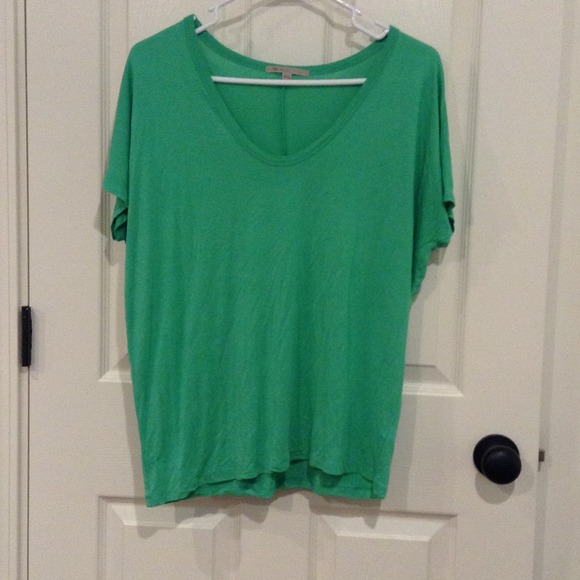 Green oversized top