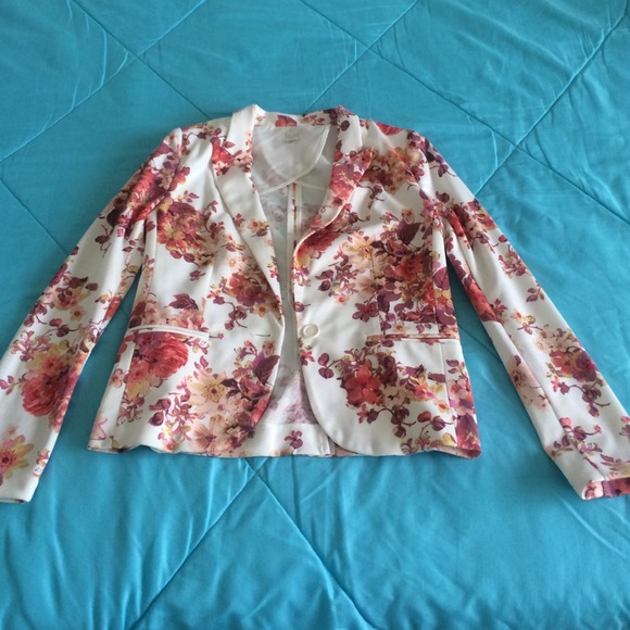 Floral blazer