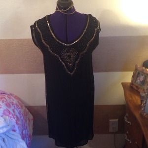 Beautiful black and gold dress