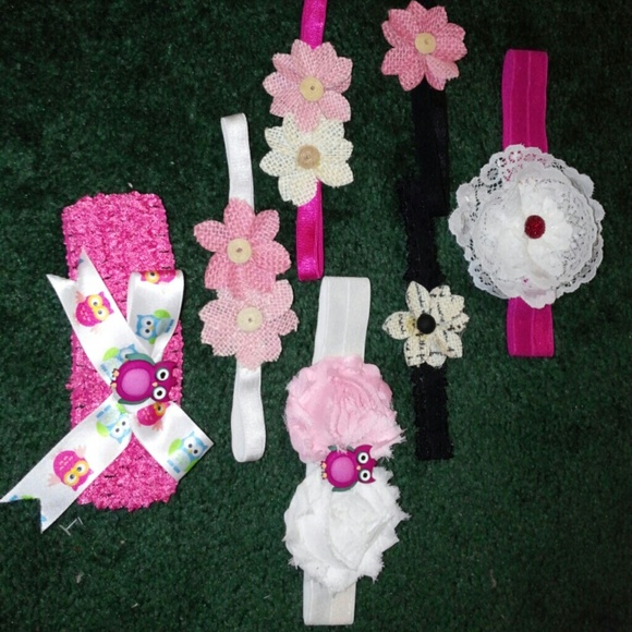 🚫SOLD!🚫 Baby Girl Headbands Made By Me!