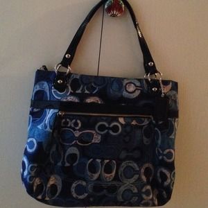 Blue Coach Purse