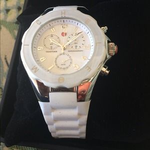 Brand new white Michele Tahitian Jelly