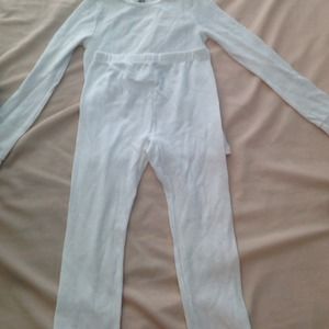 White long johns GREAT for winter