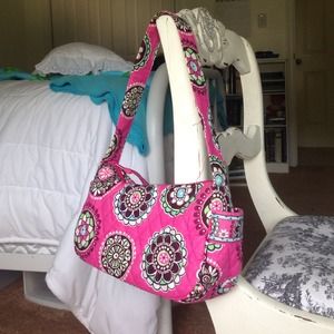 EUC Vera Bradley "Cupcakes Pink" Maggie bag