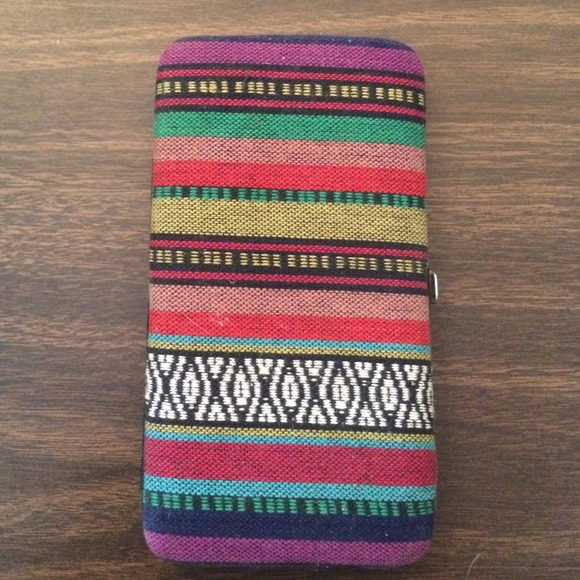Claire's Handbags - SOLD * Tribal snap/ clutch wallet