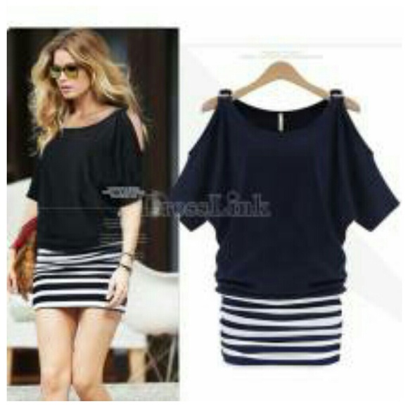 OL Slim Off Shoulder Dress size Junior large