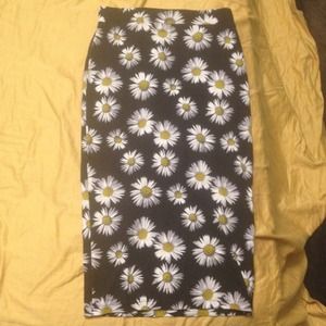 Kendall & Kylie BodyCon Sunflower Skirt!!