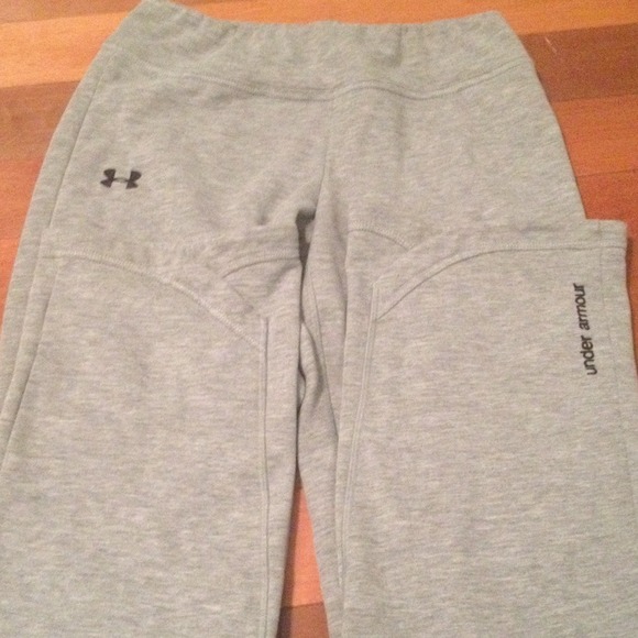 Grey Under Armour sweatpants
