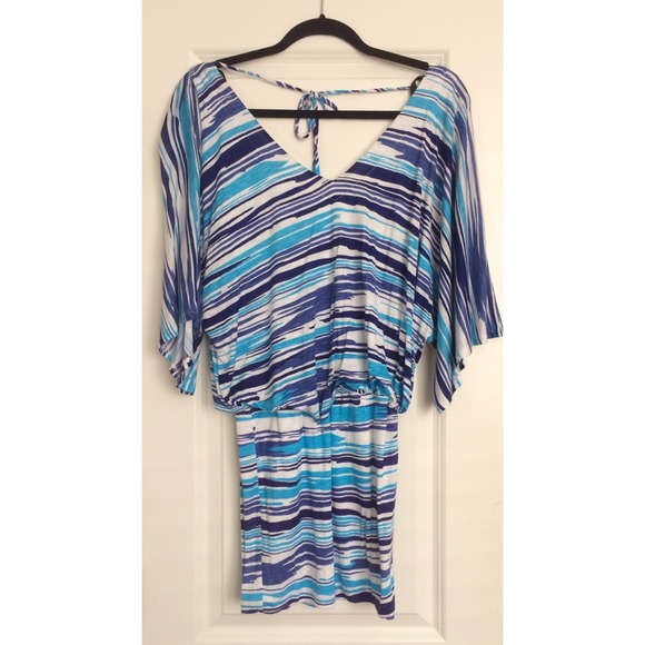 Bebe blue summer dress