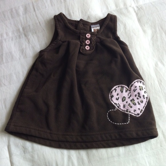 Brown baby dress