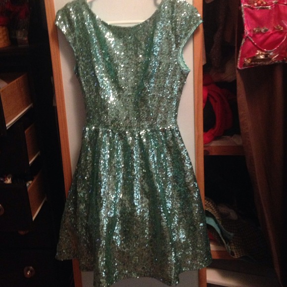 ❌SOLD❌Blue sequined dress!