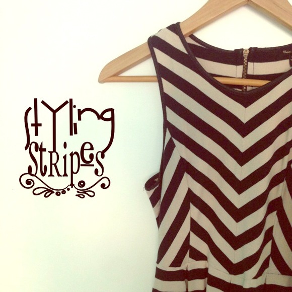 Max & Riley Chevron & Stripes Dress