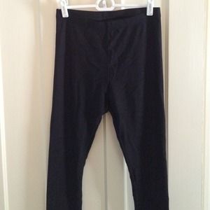 🔴SOLD🔴AMERICAN APPAREL silk black ridged legging