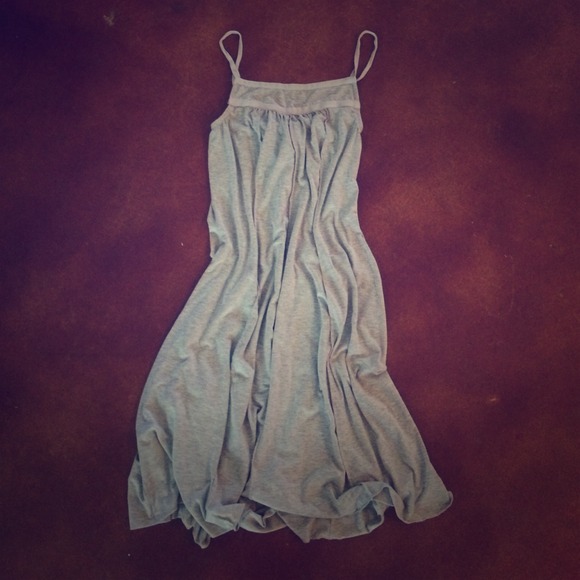 Mid length tie back dress