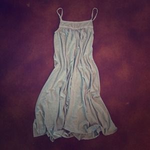 Mid length tie back dress