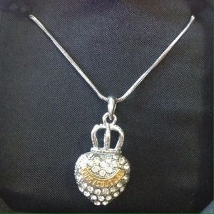 Juicy Couture heart necklace