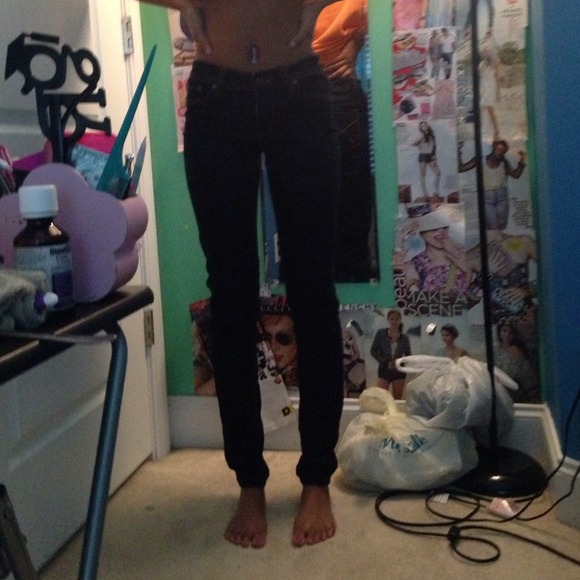 Dark wash stretchy jeans - Picture 1 of 2