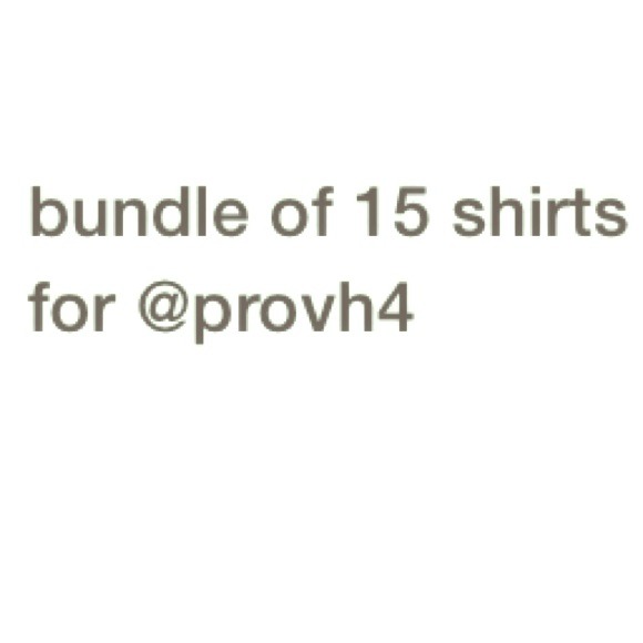 @provh4 your bundle of 15 shirts