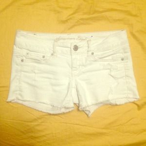 White 0 Sized American Eagle Shorts