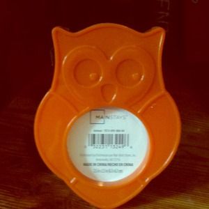 Orange owl picture frame (mini)