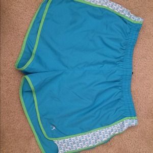 Victoria secret blue shorts.