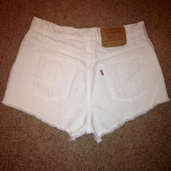 High waist Levi's shorts