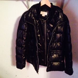 Black Michael Kors Puffer Jacket
