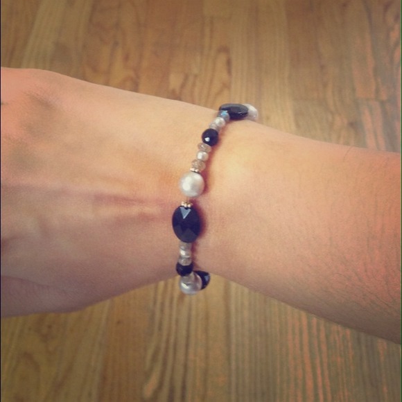 Hand Made Stretchy Beaded Bracelet