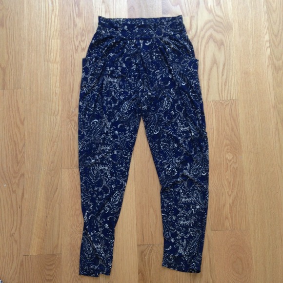 from Korea Pants - Patterned harem pants