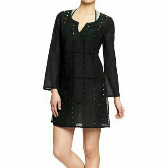 Old Navy Dresses & Skirts - SALE!!! Old Navy black swim cover-up - NWT!